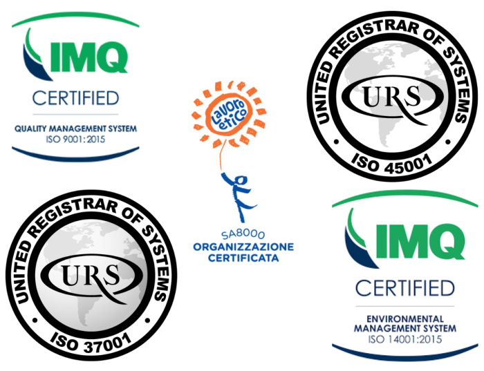 Certificazioni Iso .Loghi - Autospurgo90 Spa